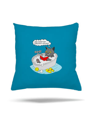 Jak všechny naštvat polštář Blue Turquoise