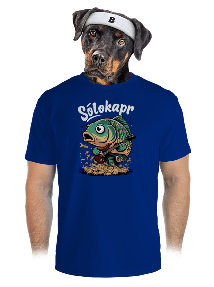Sólokapr pánské sportovní tričko Royal Blue Mal