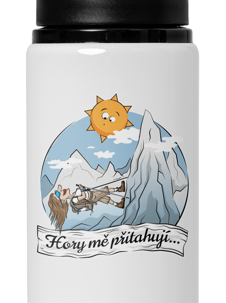 Hory mě přitahují lahev na vodu White