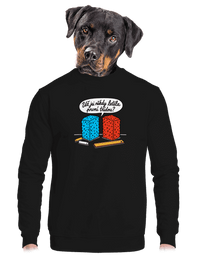 unisex mikina bez kapuce