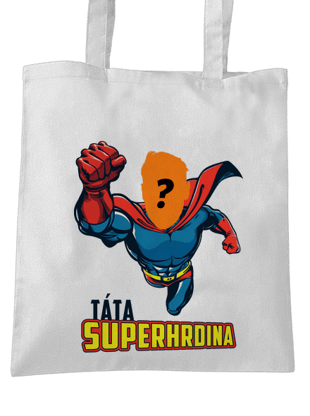 Táta superhrdina taška White