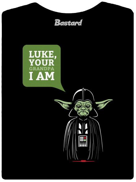 Mr. Yoda: Your grandpa I am dámské tričko s lemem Black