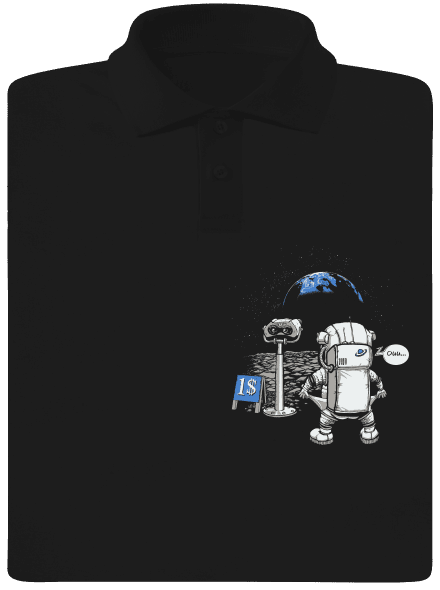 Kosmonaut pánská polokošile Black