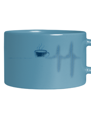 Coffee help hrnek makronka Blue Macaron