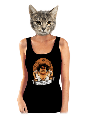 B14: Slunce seno jahody dámské tílko klasické Black