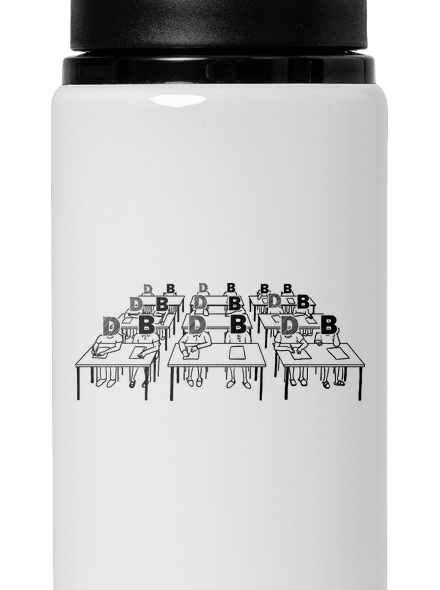 Cimrman: Debil, blbeček lahev na vodu White