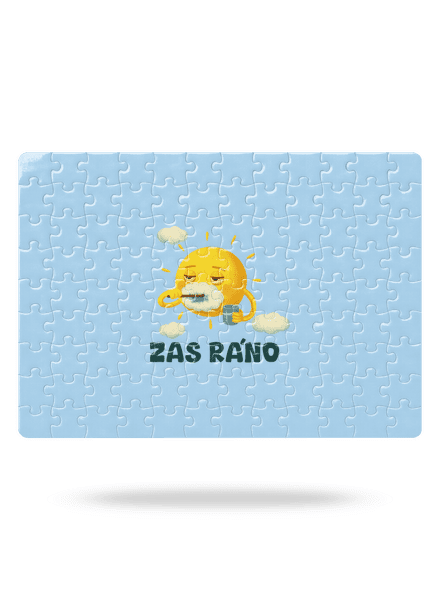 Zas ráno puzzle White