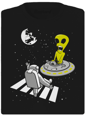 Vesmírný přechod dámské sportovní tričko Black