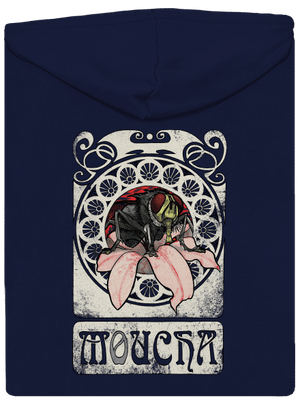 Moucha pánská mikina na zip Navy