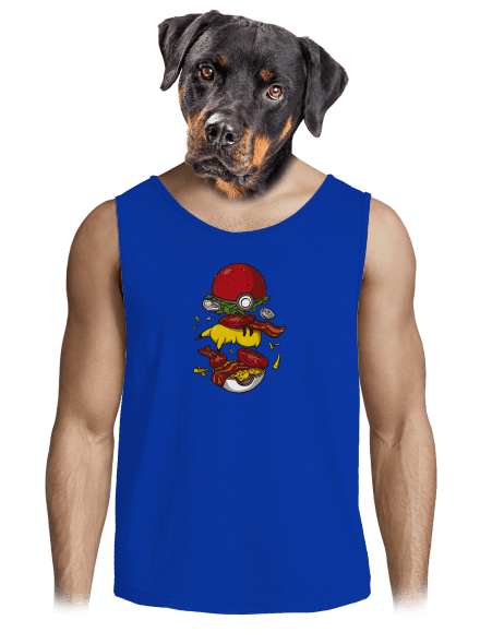 Pokémon burger pánské tílko Royal Blue