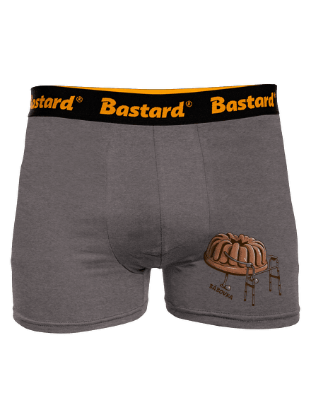Bábovka boxerky Gray Melange