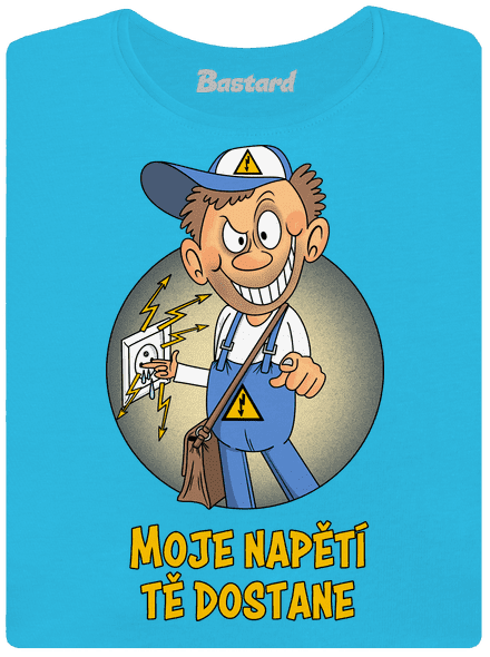 Moje napětí dámské tričko Blue Atol