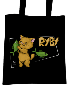 Kočičí horoskop: Ryby taška Black