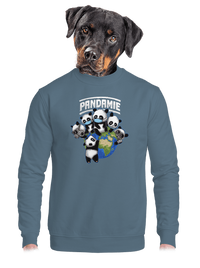 unisex mikina bez kapuce