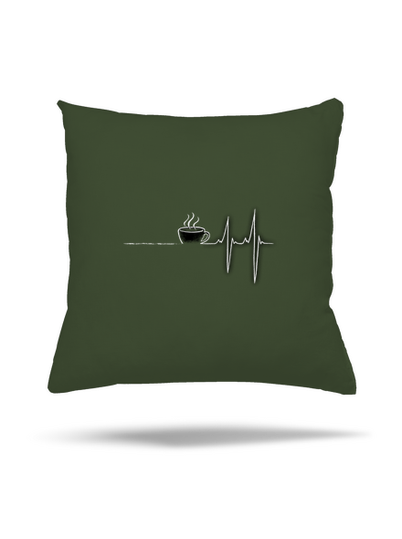 Coffee help polštář Olive Green