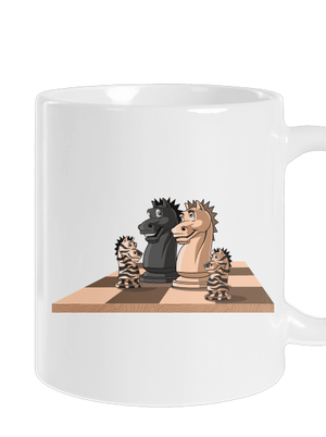 Šachová rodina klasický hrnek White