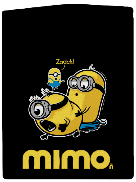 Mimo pánská mikina na zip Black