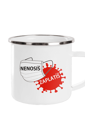 Nenosíš zaplatíš plecháček White