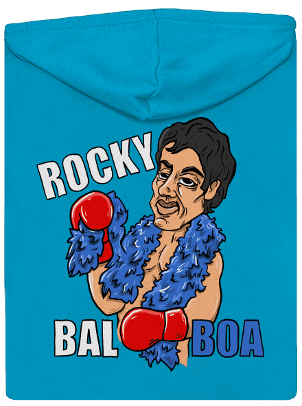 Rocky Bal boa dámská mikina na zip Blue Atol