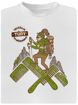 Turistka dětské sportovní tričko White