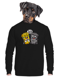 unisex mikina bez kapuce