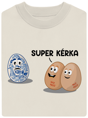 Super kérka unisex mikina bez kapuce Off White