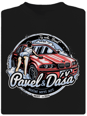 Automyčka Pavel pánské sportovní tričko Black