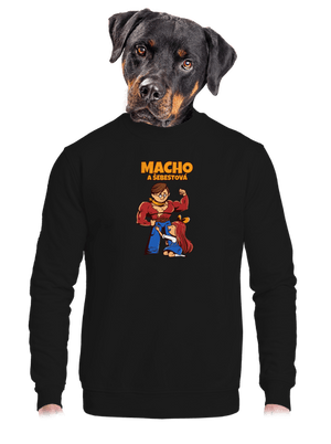 unisex mikina bez kapuce