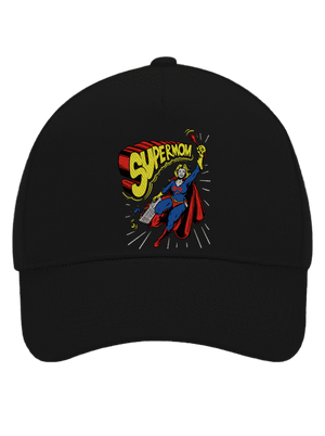 Supermom kšiltovka baseballka Black