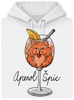Aperol Špic unisex mikina premium Snowwhite