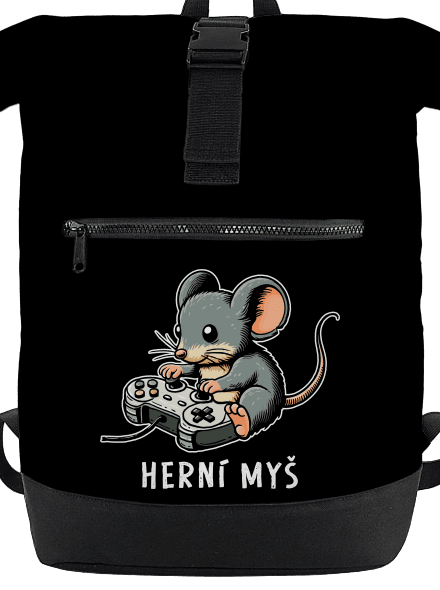 Herní myš batoh Black