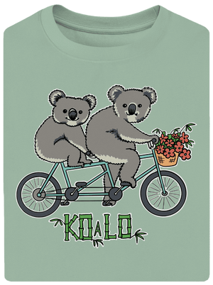 Koalo unisex tričko oversized Sage