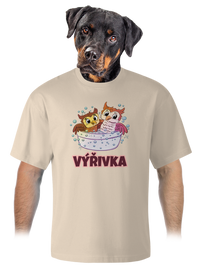 unisex tričko oversized