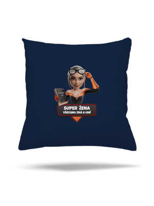 Super máma polštář Dark Navy