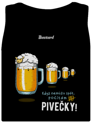 Pivečka dámské tílko klasické Black