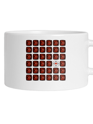 Pexeso hrnek makronka White