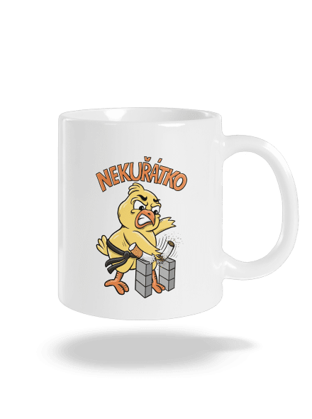 Nekuřátko klasický hrnek White