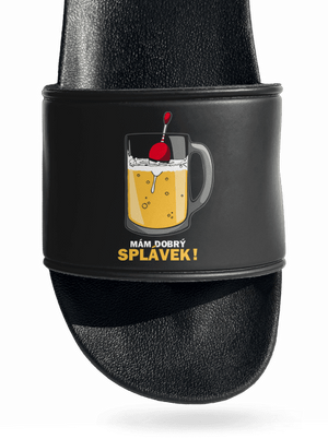 Splávek pantofle Black