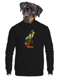 unisex mikina bez kapuce