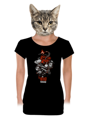 dámské tričko s lemem