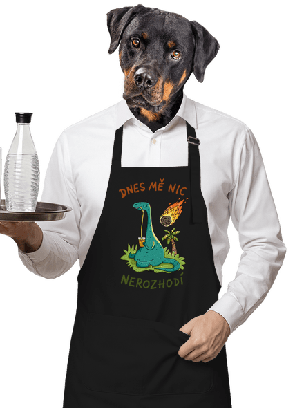 Nic mě nerozhodí zástěra Black