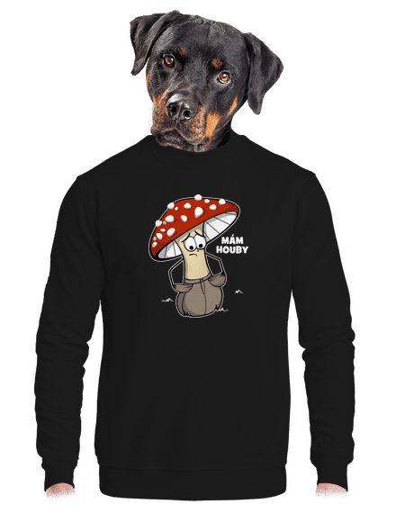 Mám houby unisex mikina bez kapuce Black