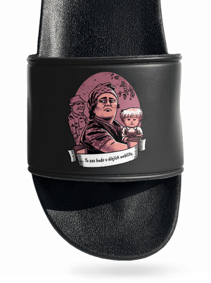 B14: Slavnosti sněženek pantofle Black