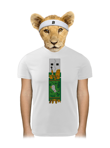 USB city dětské sportovní tričko White