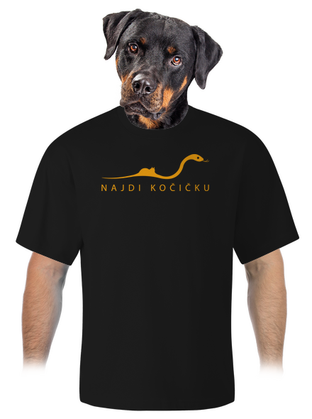 Najdi kočičku unisex tričko oversized Black
