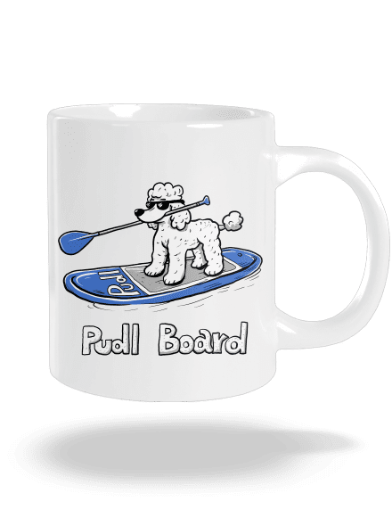 Pudl board velký hrnek White