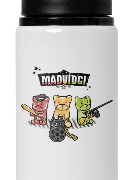 Madvídci lahev na vodu White