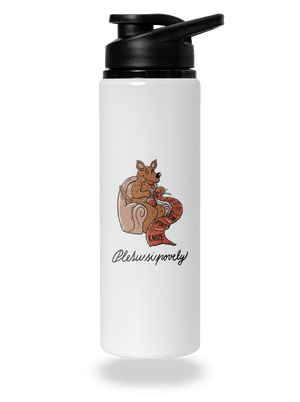 Pletu si povely lahev na vodu White