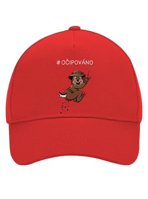 Očipováno kšiltovka baseballka Classic Red