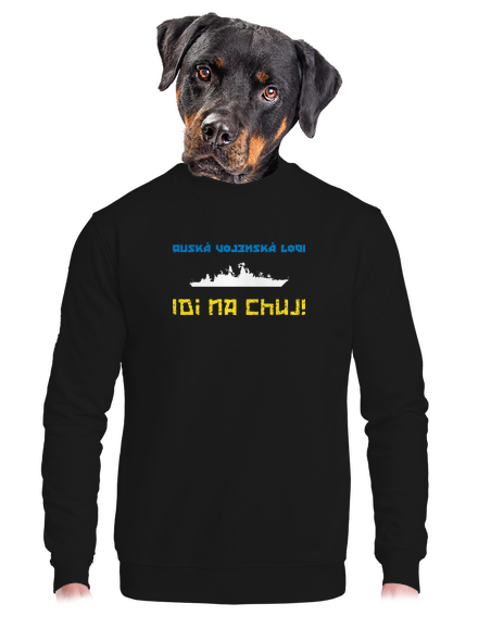 Ukrajina - Lodi idi na chuj unisex mikina bez kapuce Black